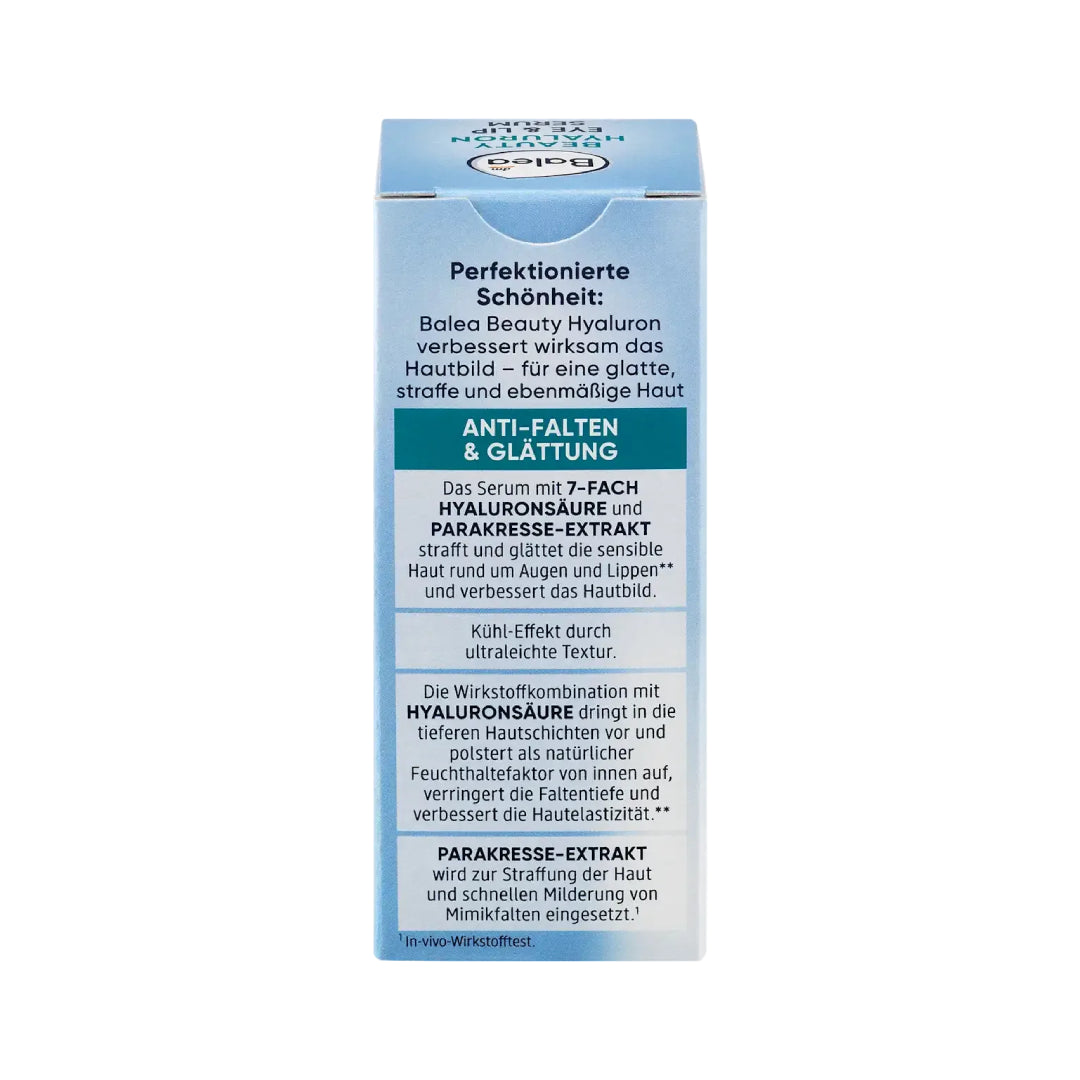 Balea Beauty Hyaluron Eye & Lip Serum 15ml