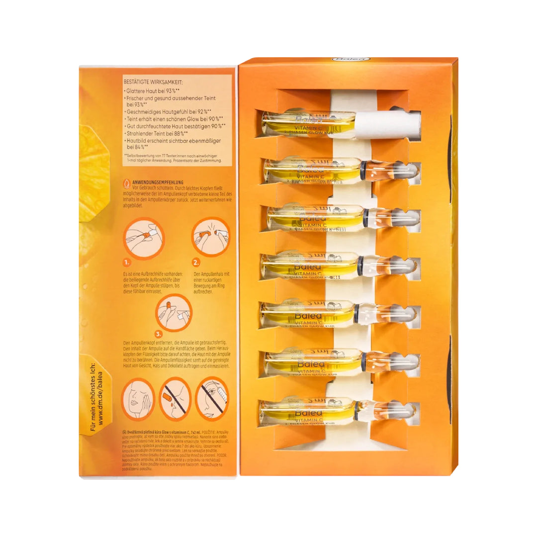Balea Vitamin C 2-Phase Glow Cure Ampoules 7*2ml