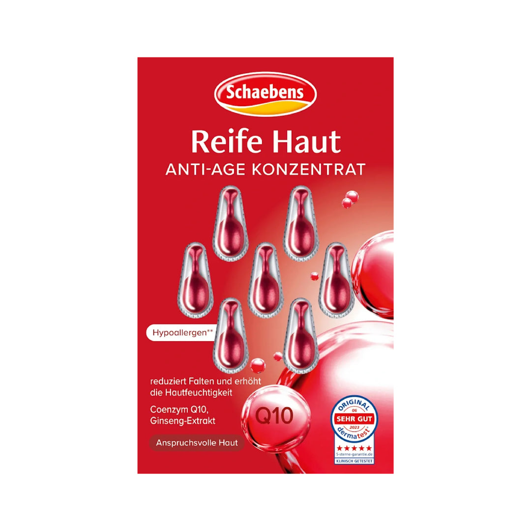 Schaebens Reife Haut Anti-Age Concentrate packaging on a white background