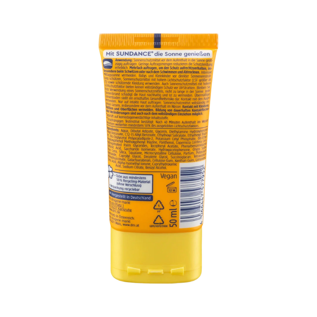 SUNDANCE Sunscreen Mattifying Sun Fluid for Face SPF 50, 50 ml