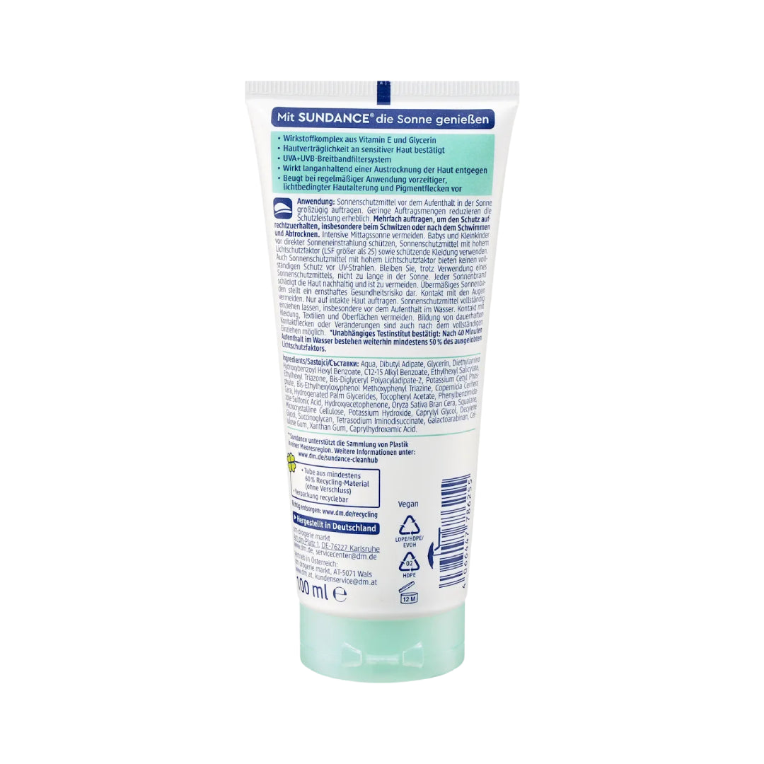 SUNDANCE Sensitive Sunscreen SPF 50, 100ml
