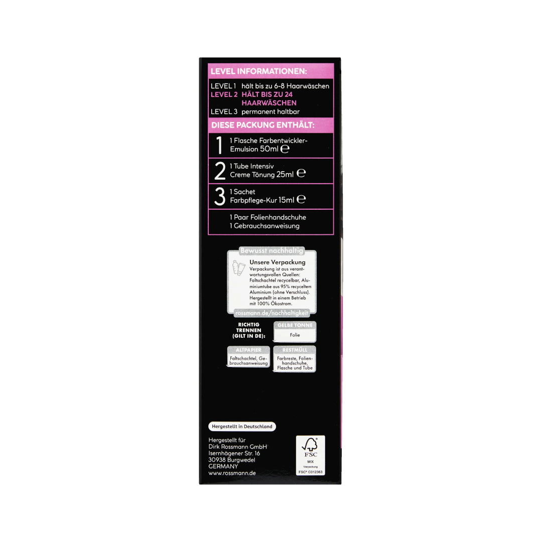 Isana Professional Hair Dye Intensive Cream Tint in shade 50 Light Brown