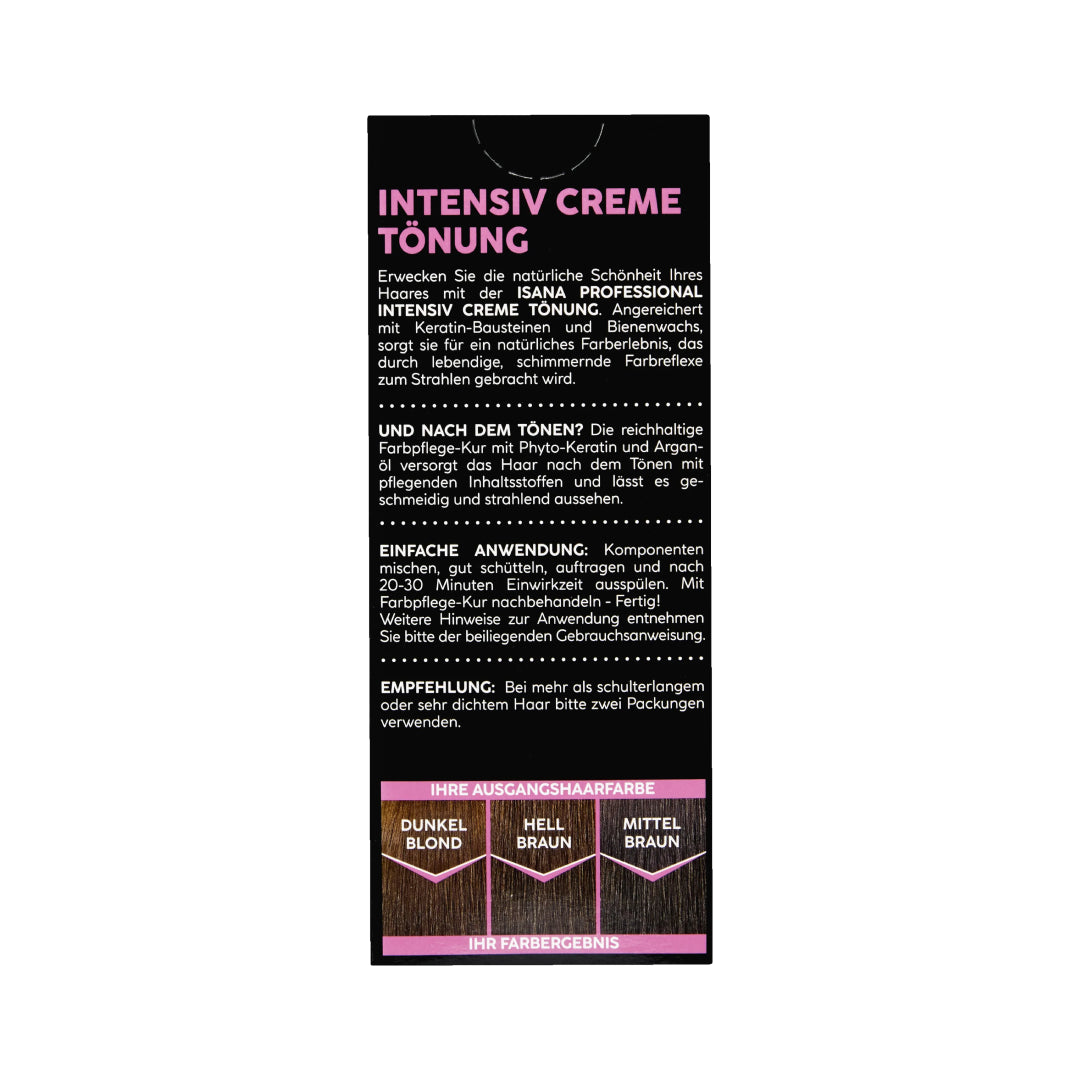 Isana Professional Hair Dye Intensive Cream Tint in shade 50 Light Brown