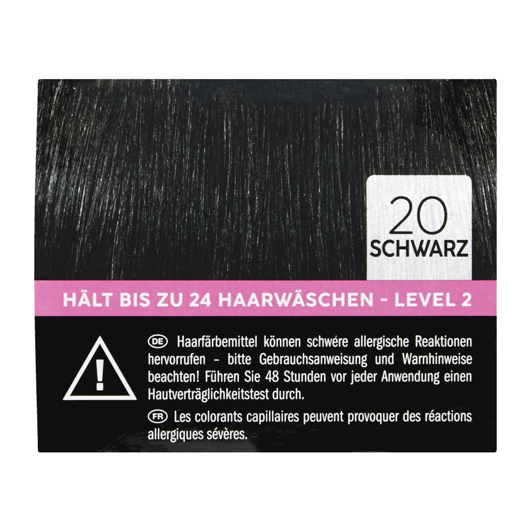 ISANA Professional Hair Dye Intensive Cream Tint 20 Black