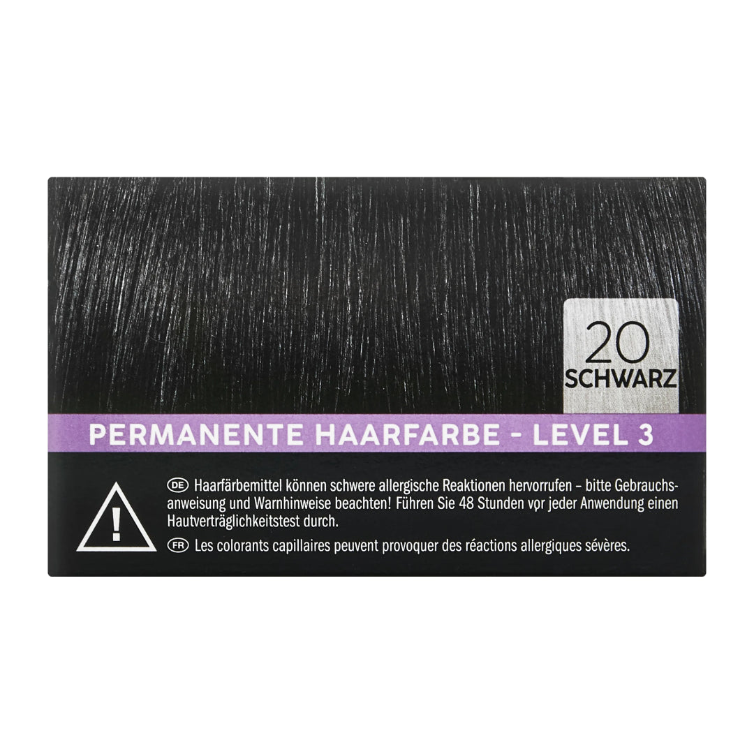 ISANA PROFESSIONAL Hair Dye Intensive Cream 20 Black