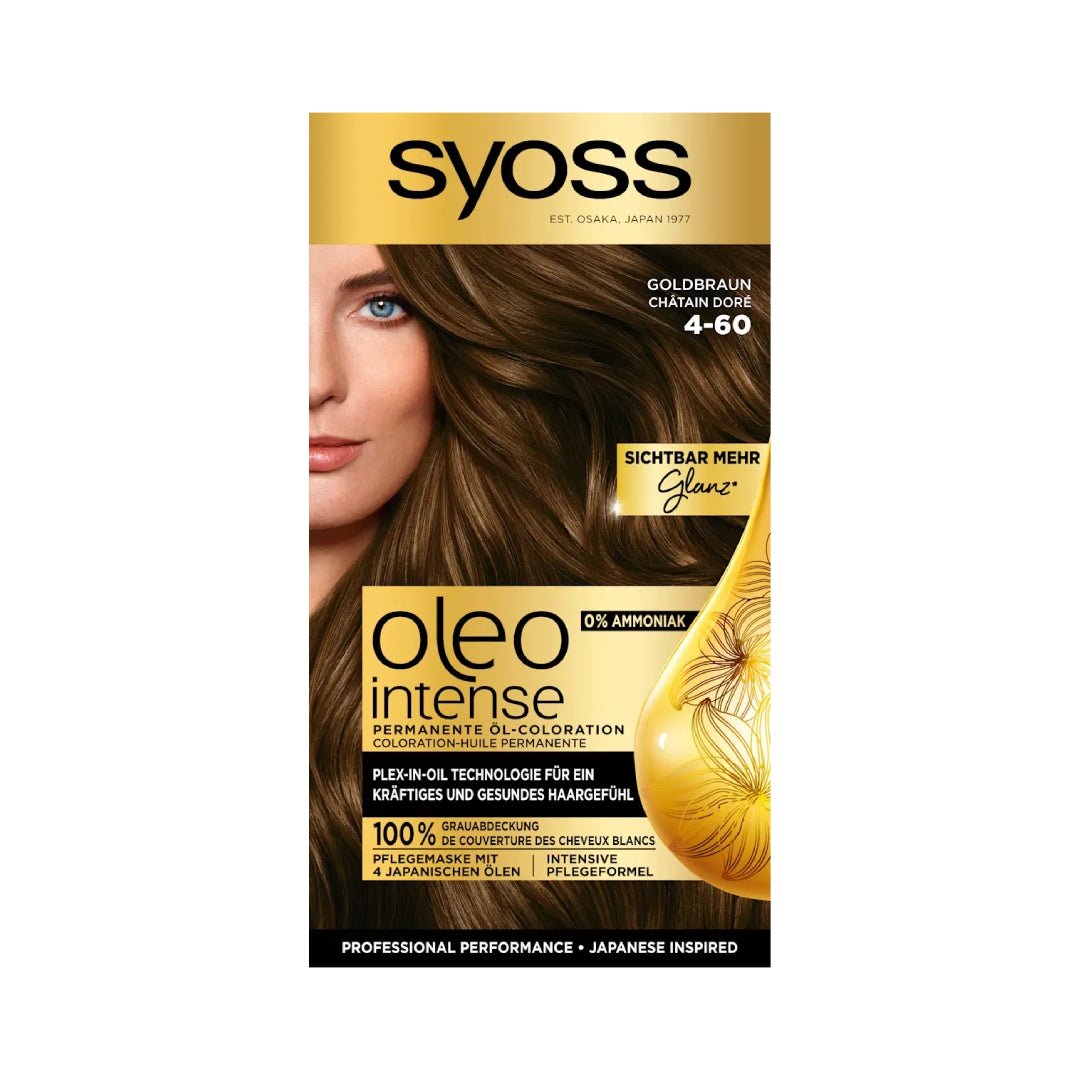 Syoss Hair Dye Oleo Intense 4-60 Golden Brown