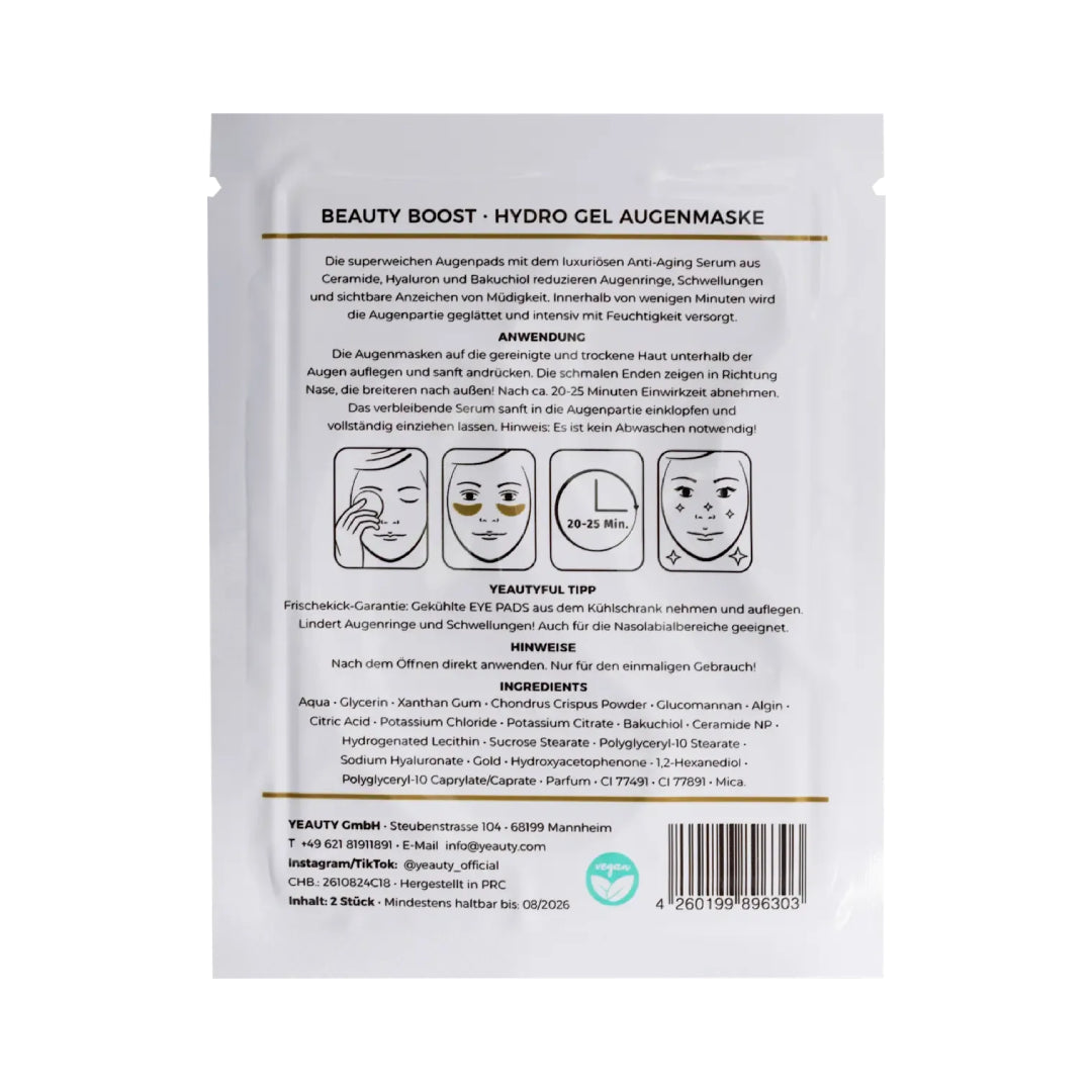 Yeauty Beauty Boost Eye Pad Mask