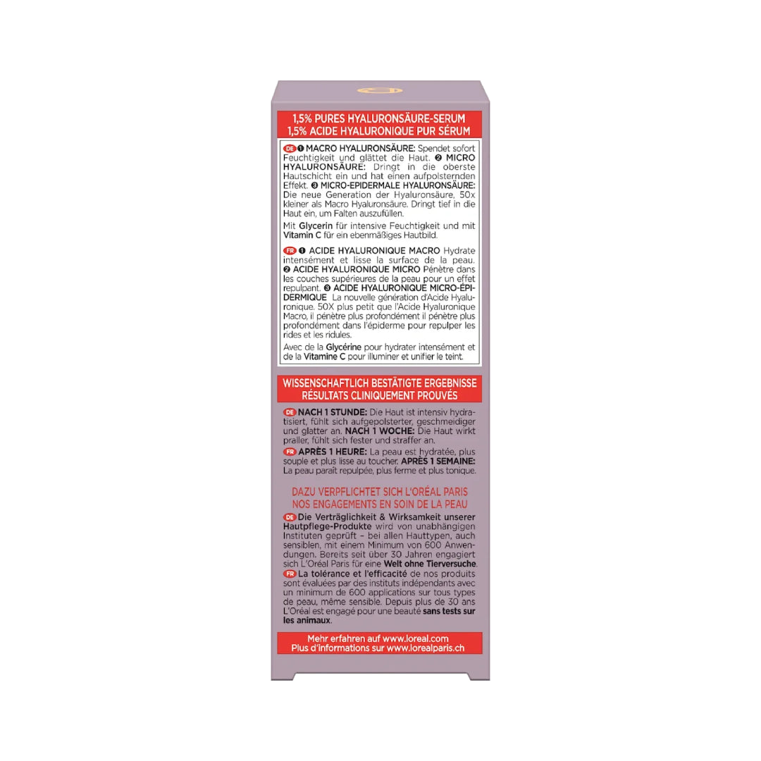 L'ORÉAL PARIS REVITALIFT Filler Renew Hyaluronic Acid Anti-Wrinkle Serum 30 ml