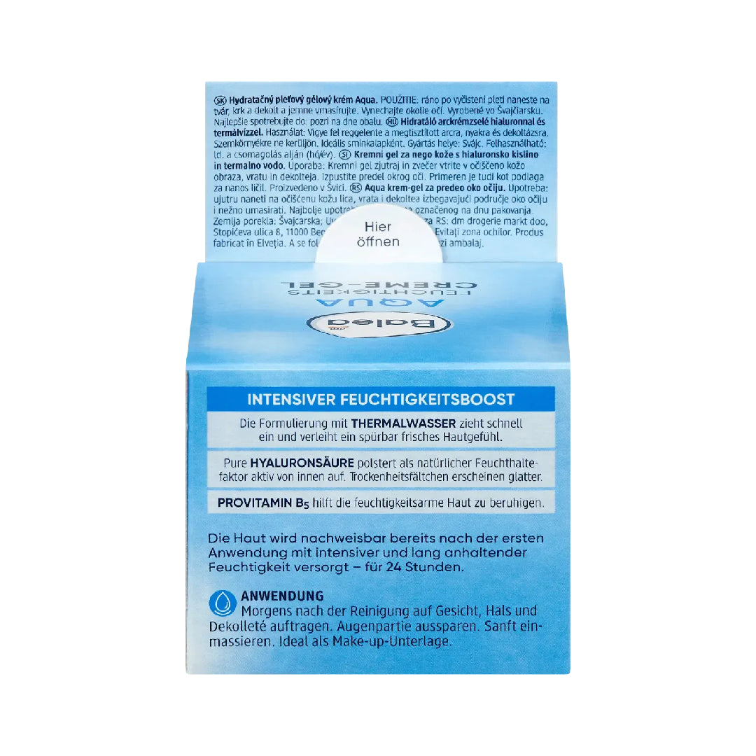 Balea Aqua Hydrating Face Cream Gel 50ml