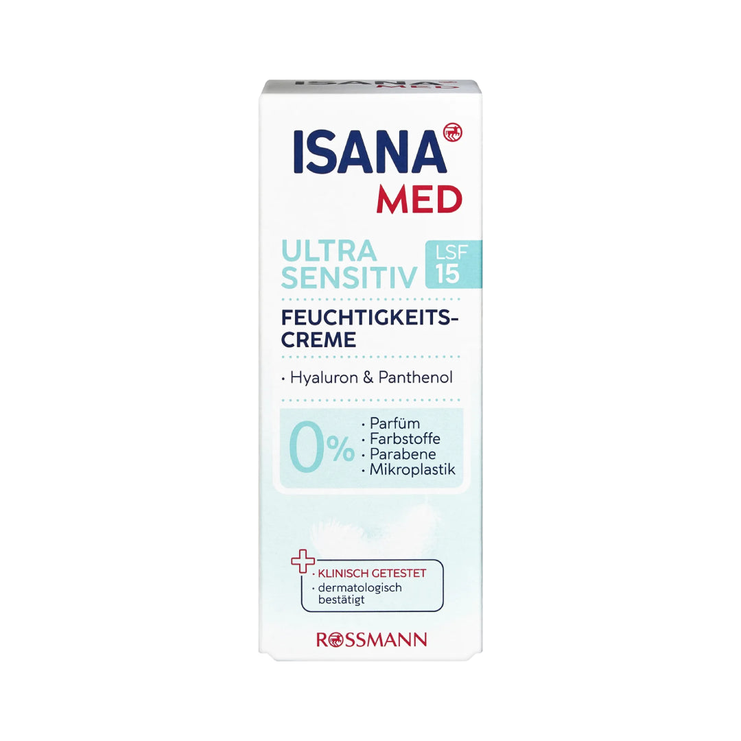 ISANA MED Ultra Sensitiv Moisturizer SPF 15 50ml