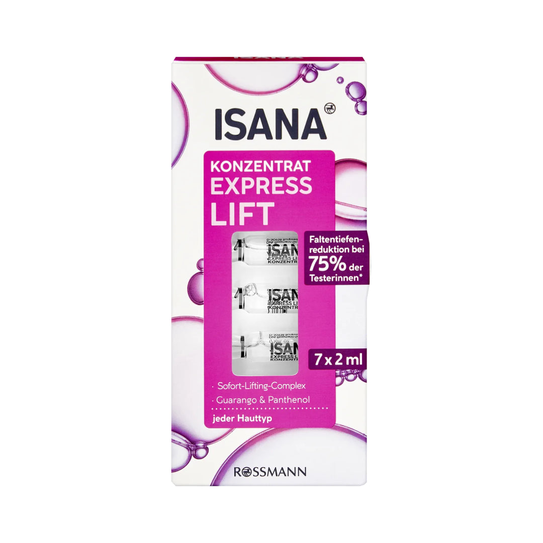 ISANA Express Lift Concentrated Ampoule Anti-Wrinkle & Refreshing 7x2ml 14 ml
