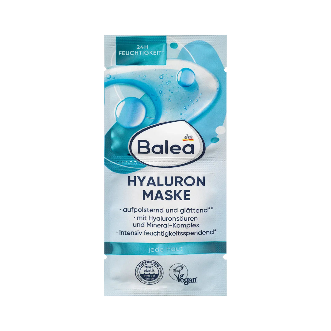 Balea Hyaluronic Acid Face Mask 2*8ml