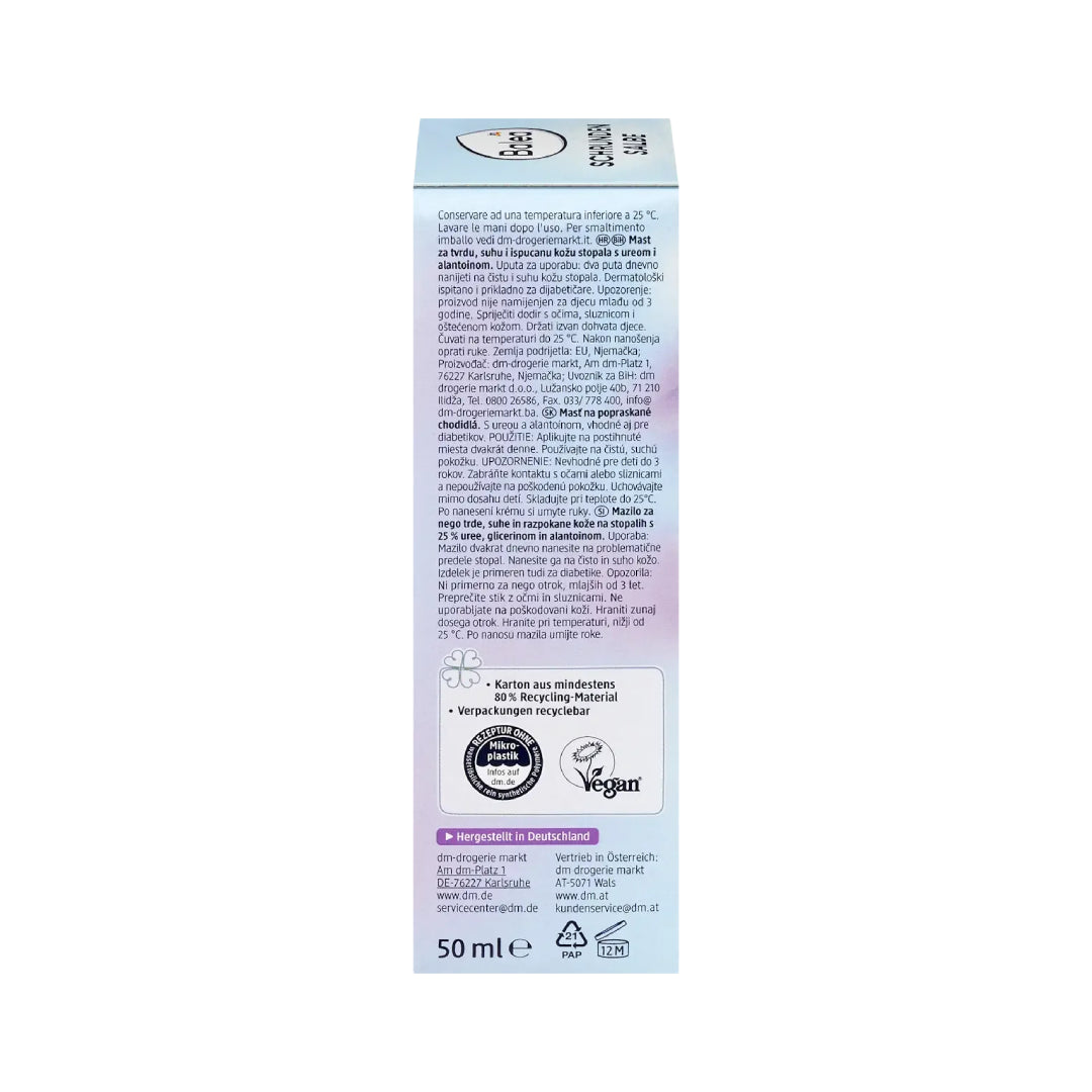 Balea Foot Cream for cracked skin with 25% Urea and Allantoin 50ml