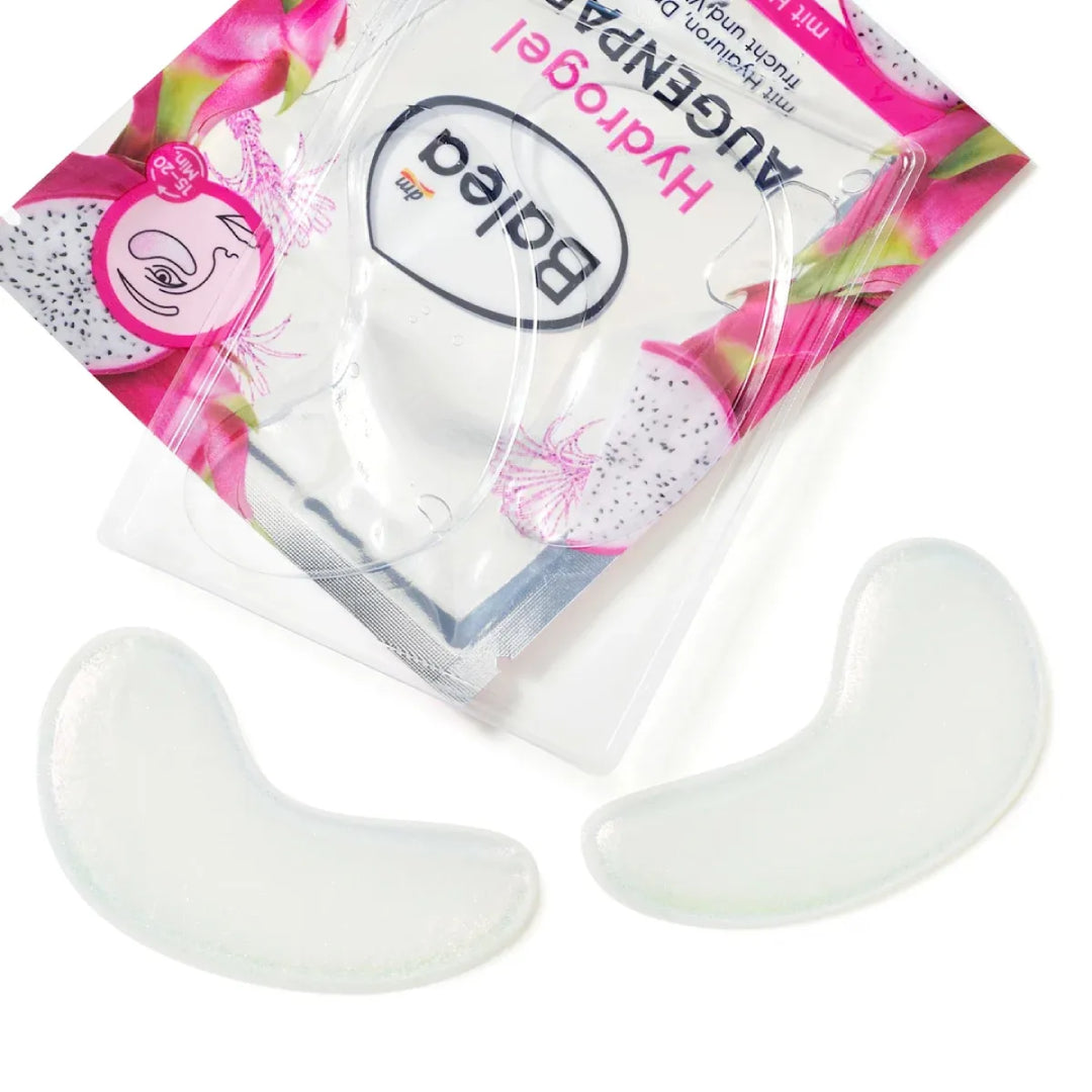 Balea Hydrogel Eye Pads with hyaluronic acid, dragon fruit extract, and vitamin C