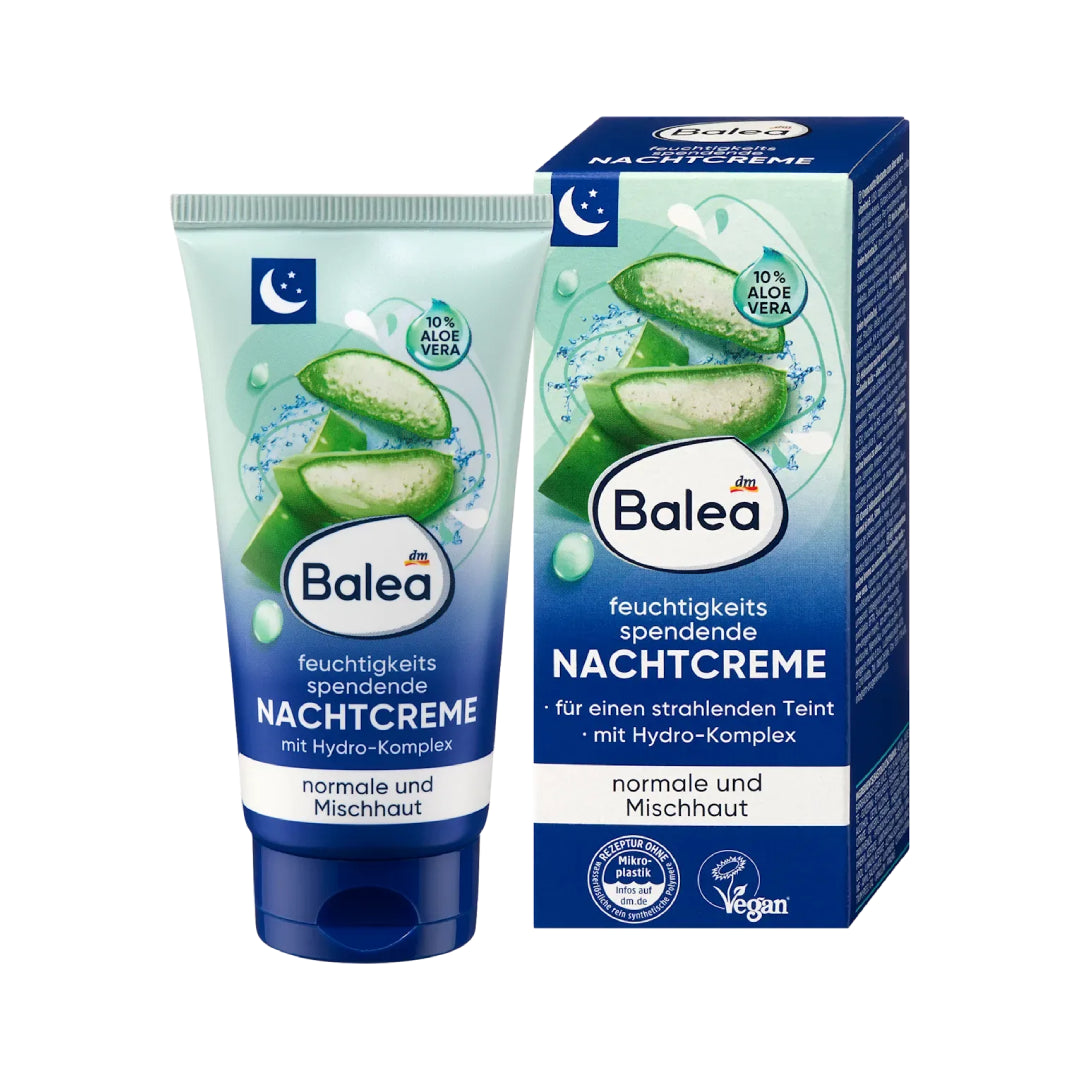 Balea Hydrating Night Cream with Aloe Vera 50 ml