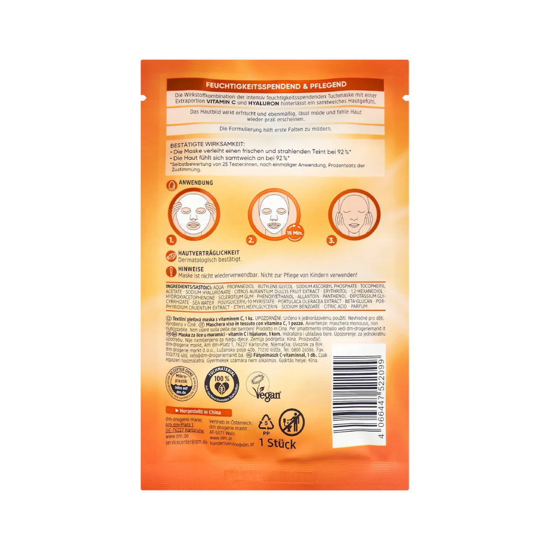 Balea Vitamin C Sheet Mask 16ml