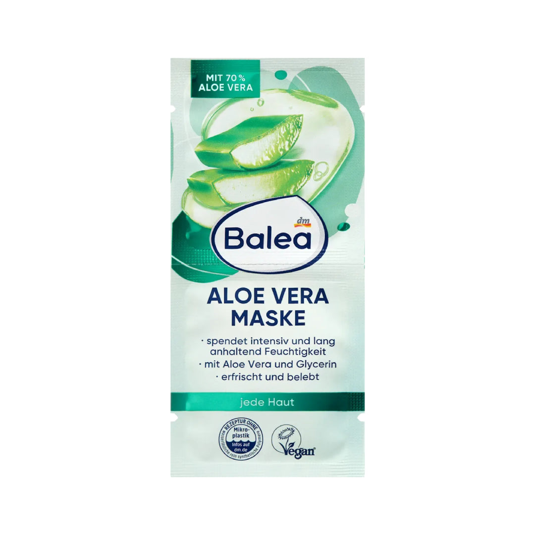 Balea Aloe Vera Face Mask 2*8ml